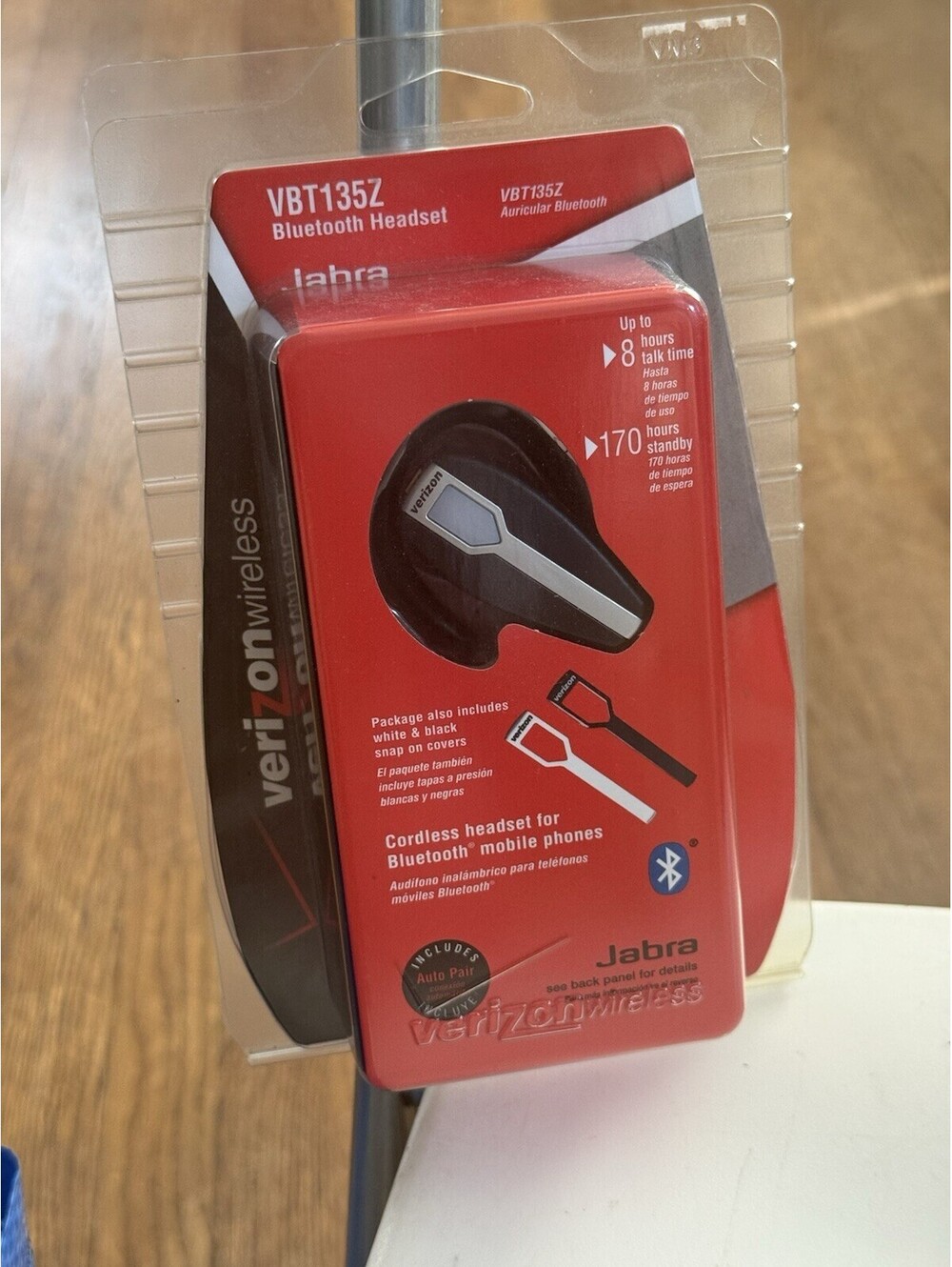 Jabra VBT135 Silver/Black Ear-Hook Headsets